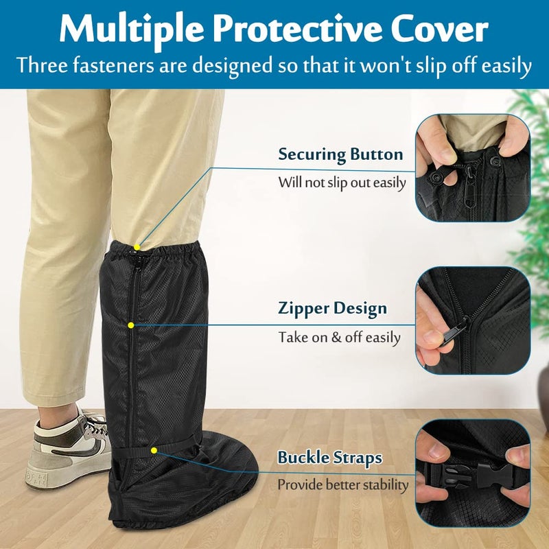 Mybow Walking Boot Cover, Orthopedic Boot for Broken Foot Injuries Cast Cover, Tall Medical Walking Boot Cover, Outdoor Cast Protector, Surgical Recovery Air Walker Boot Accessories (No Sole) - Image 5